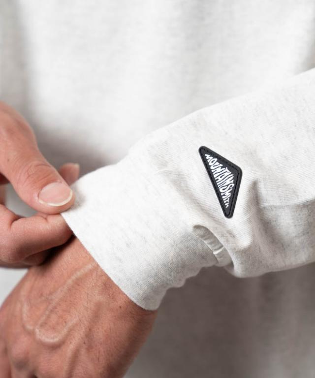 MOUNTAIN SMITH マウンテンスミス GRAPHIC L/S TEE UネックTシャツ 長袖 綿 コットン ロングTシャツ カットソー