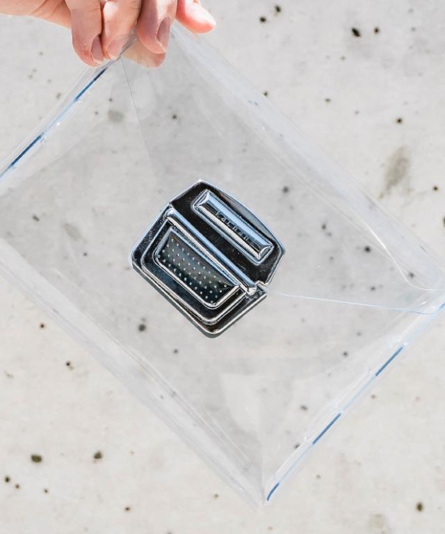 kachan ポーチ クリアポーチ 小物入れ お洒落 クリア 透明 透ける 