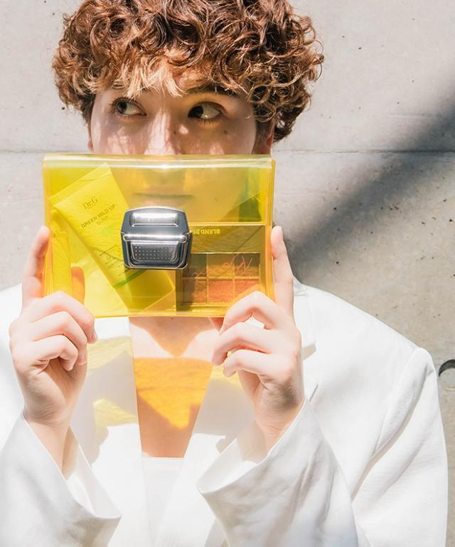 kachan ポーチ クリアポーチ 小物入れ お洒落 クリア 透明 透ける 