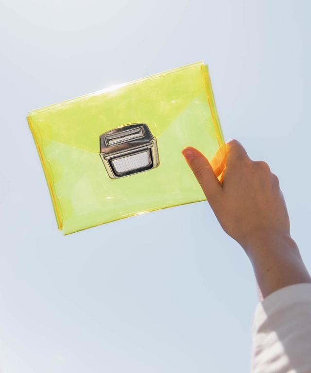 kachan ポーチ クリアポーチ 小物入れ お洒落 クリア 透明 透ける 