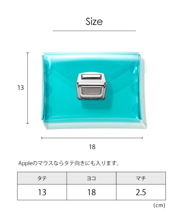kachan ポーチ クリアポーチ 小物入れ お洒落 クリア 透明 透ける 
