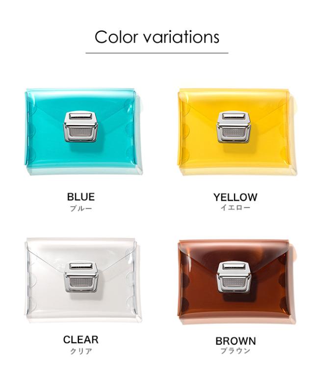 kachan ポーチ クリアポーチ 小物入れ お洒落 クリア 透明 透ける 