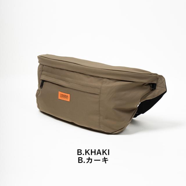 UNIVERSAL OVERALL ユニバーサルオーバーオール BIG HIP PACK ボディーバッグ バッグ カバン 斜め掛け 大きいサイズ A4