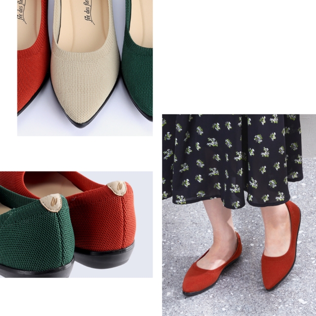 都会的な印象のスッキリしたトゥデザイン