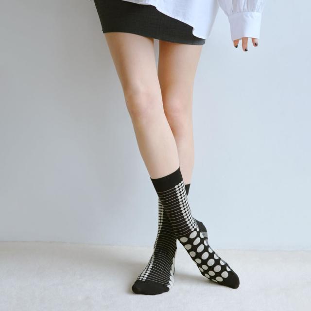 2nd PALETTE セカンドパレット mono dot 左右非対称デザイン シルエット オーガニックコットン moc010