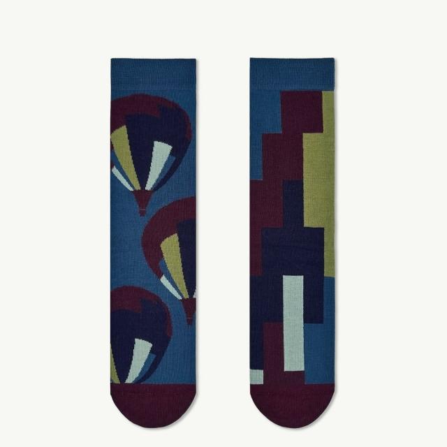 2nd PALETTE セカンドパレット デザインソックス アシンメトリー オーガニックコットン moc017