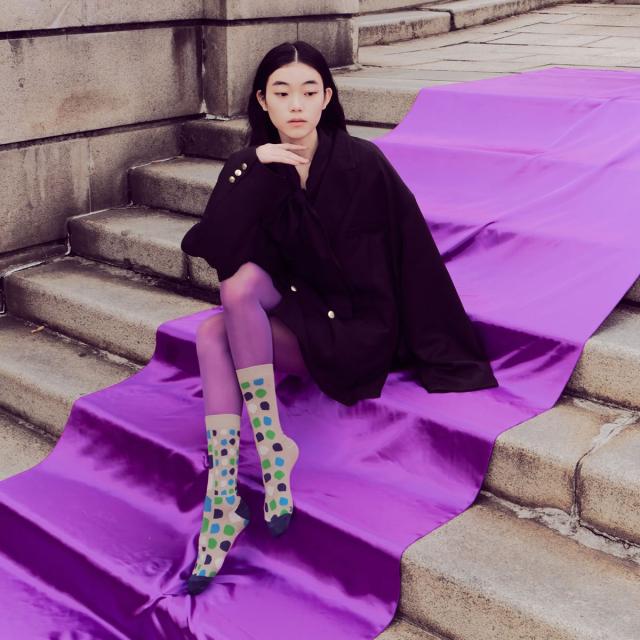 2nd PALETTE セカンドパレット bubble pop 左右非対称デザイン シルエット オーガニックコットン MOC023