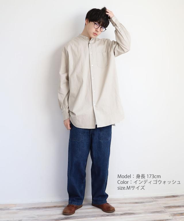 ベイカーパンツ  ジーンズ アップスケープ オーディエンス ワイドパンツ 13.75oz セルヴィッチ 青耳 ヴィンテージ ウォッシュ デニムパンツ Upscape Audience ( aud3550 )  ベーカーパンツ 日本製 メイドインジャパン ミリタリー 無地 メンズ おしゃれ アーベン