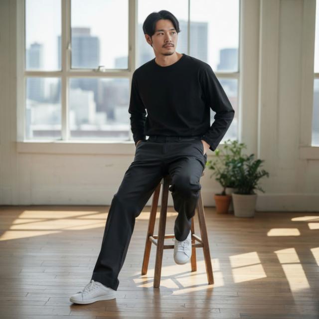 BIG JOHN ビッグジョン M803E チノパン 縫製 ディテール 日本製