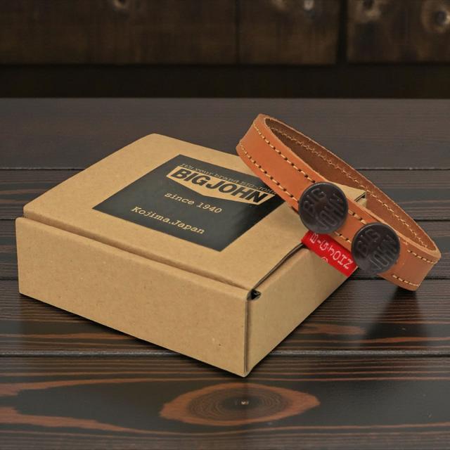 BIG JOHN ビッグジョン VBRCL22 レザーブレスレット 専用ボックス ギフト