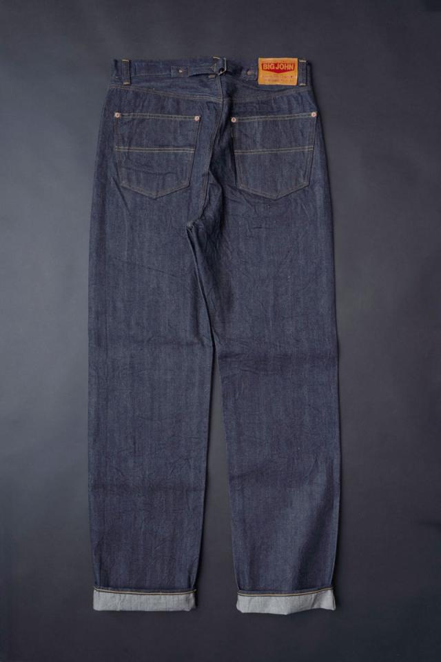 BIG JOHN ジーンズ 裾 仕上げ ディテール ワンウォッシュ
