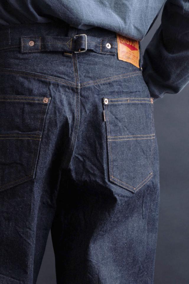 BIG JOHN ジーンズ ヒップ ポケット ディテール リラックスストレート