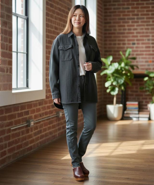 BIG JOHN CPOシャツ 綿フランネル 生地感 起毛素材