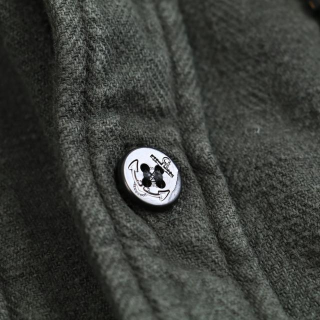 ビッグジョン CPOシャツ 裾形状 シャツジャケット ディテール