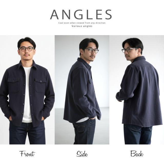 ビッグジョン CPOシャツ 裏起毛 フランネル 保温性