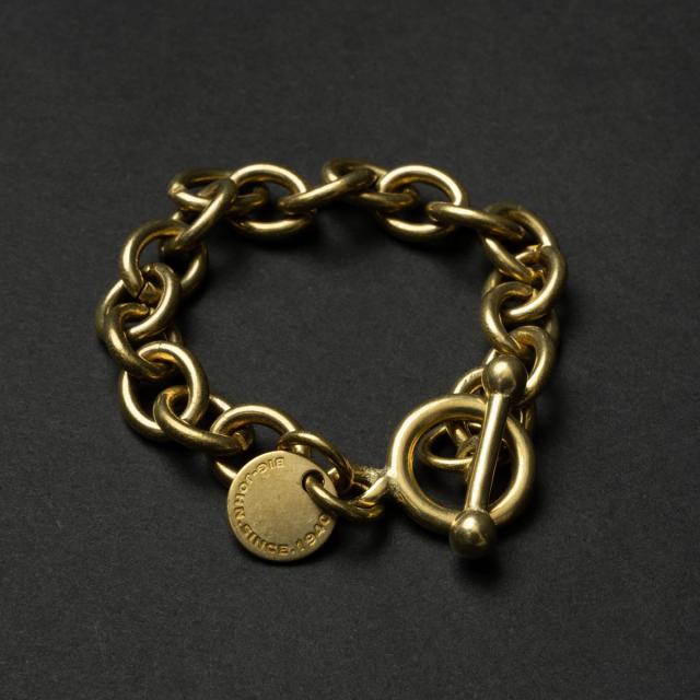 BIG JOHN VBR01 ブラスブレスレット 艶消しブラック 質感アップ