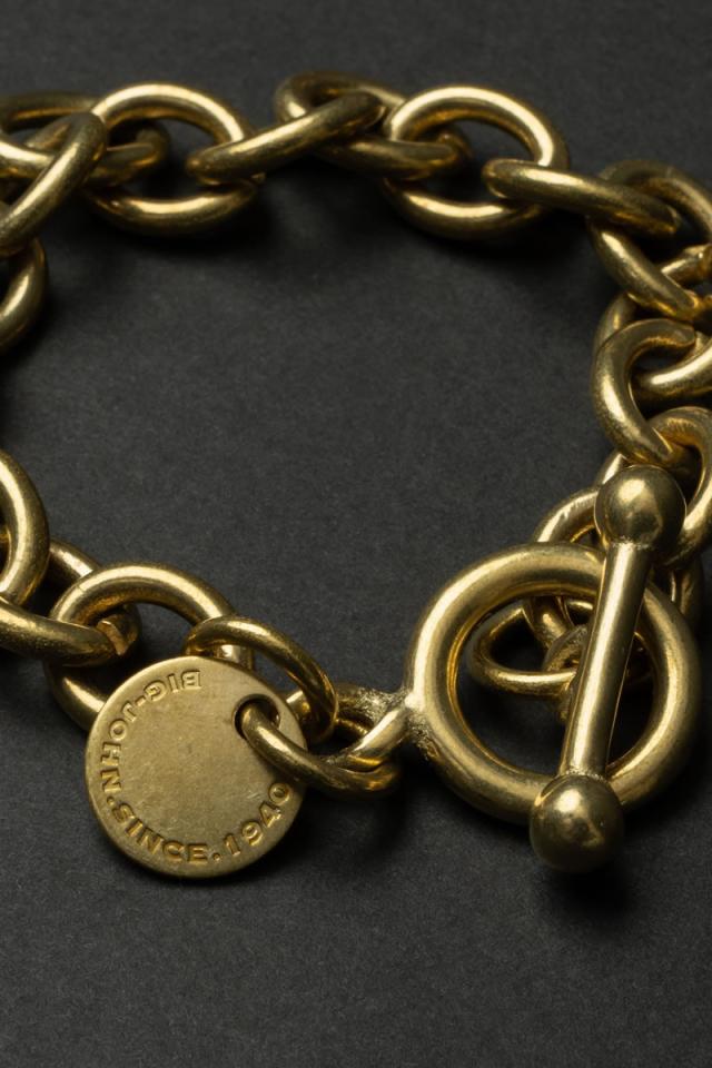 BIG JOHN VBR01 真鍮ブレスレット 経年変化 エイジング イメージ