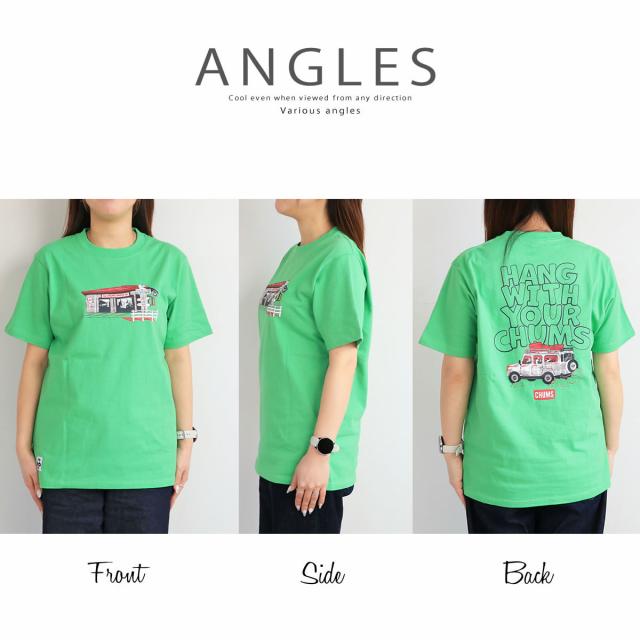 CHUMS チャムス ドライブインTシャツ 裾のブービーバード織ネーム