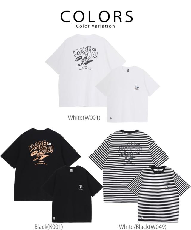 CHUMS チャムス チャムス オーバーサイズ メイドフォーファン！ポケットTシャツ 生地感とプリントディテール