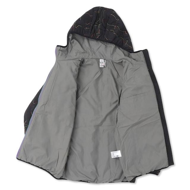 CHUMS パデッドパーカー 内側仕様 裏地デザイン フード付きジャケット