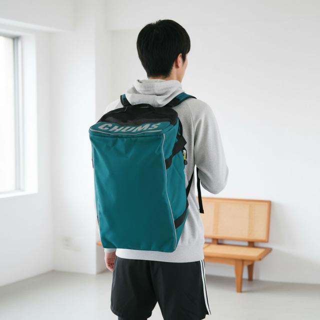 CHUMS チャムス ボストンバッグ35 フロントファスナーポケット リフレクターテープ ch60-4026