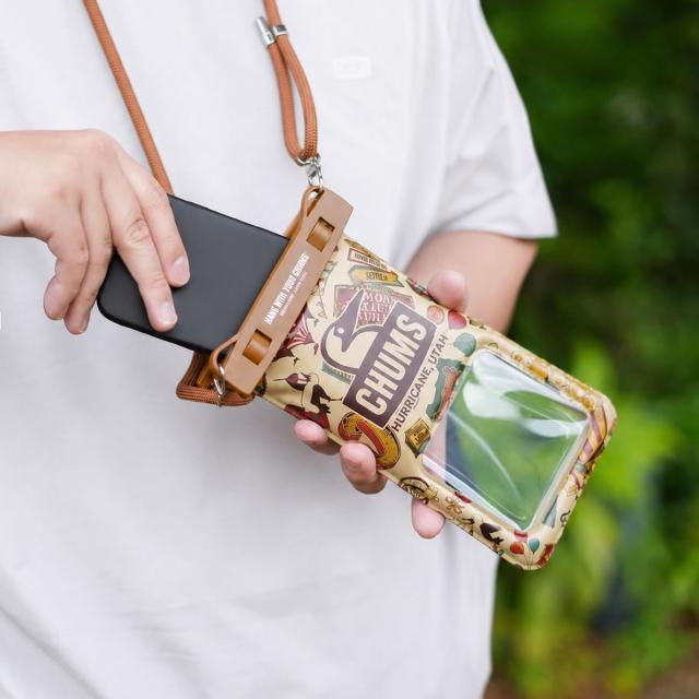 チャムス ウォータープルーフフォンケース Circus Z402 カラー詳細 防水防塵 IP68 スマホケース