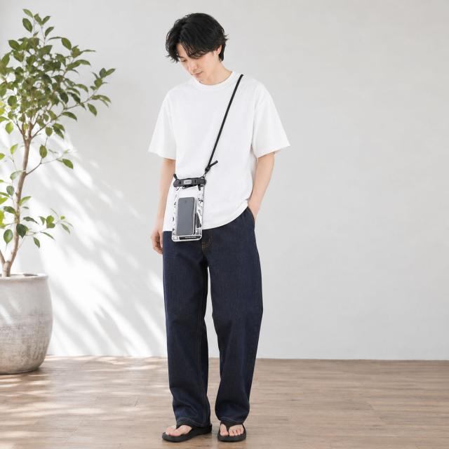 チャムス 防水フォンケース Onomatope Z404 首掛けスタイル メンズ レディース兼用 スマートフォンケース