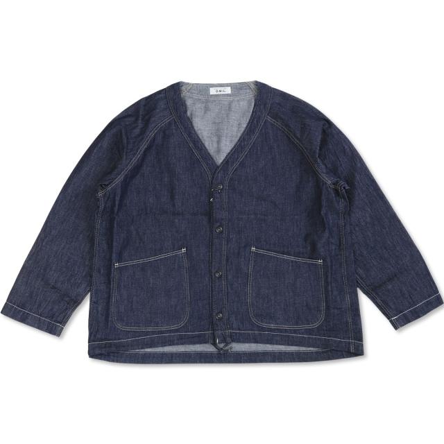 DMG デニムカーディガン 別角度 シルエット