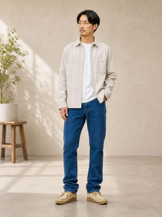 EDWIN 403 ジーンズ 裾のステッチと日本製ならではの美しい仕上がり
