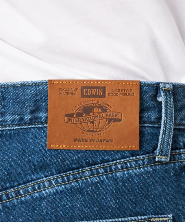 EDWIN 403 ストレートジーンズ メンズカジュアルコーディネート例3