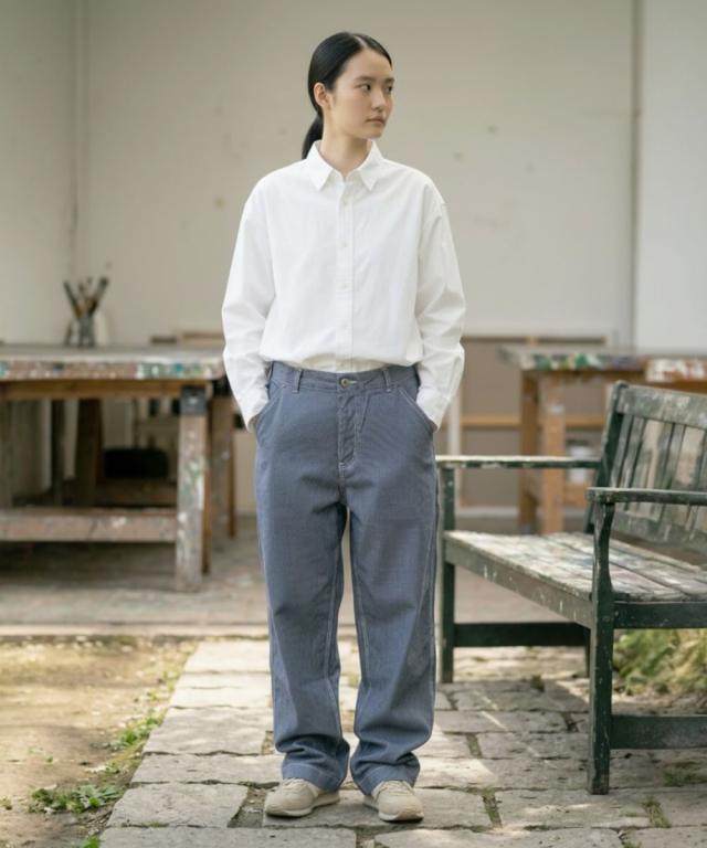 FOB FACTORY F0548 アジャスター付き ワークパンツ ディテール