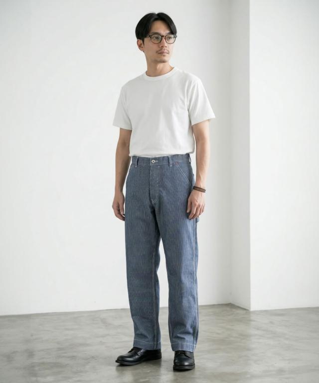 FOB FACTORY F0548 ストレートシルエット ワークパンツ メンズ