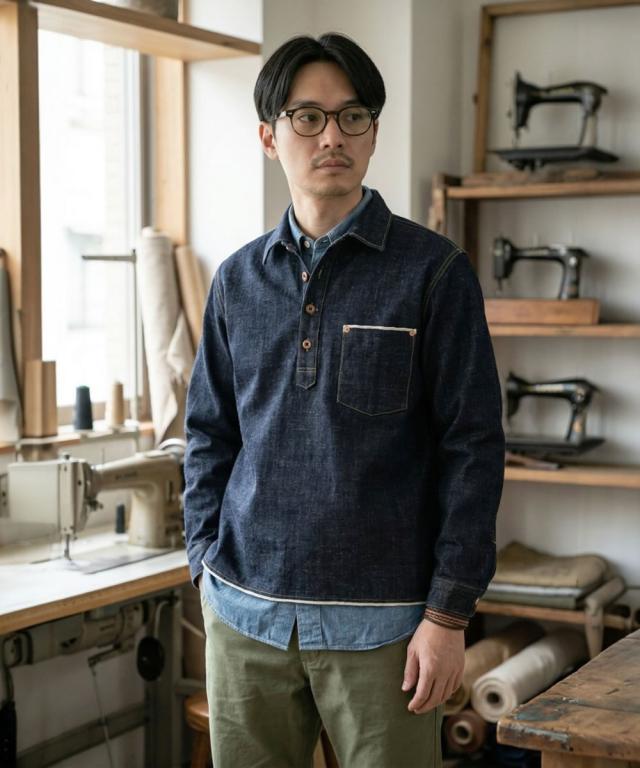 FOB FACTORY F2384 着用イメージ 38サイズ メンズ