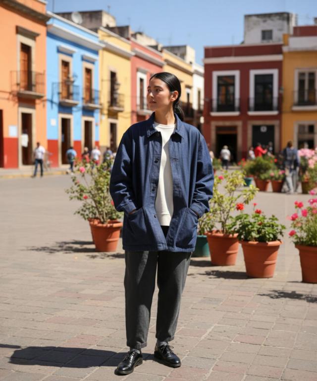 FOB FACTORY F2447 タックボタン リベット ディテール 10ozデニム カバーオール