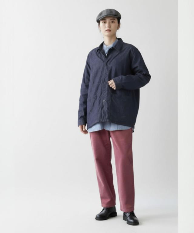 FOB FACTORY F2447 胸ポケット 内ポケット ディテール ワークジャケット