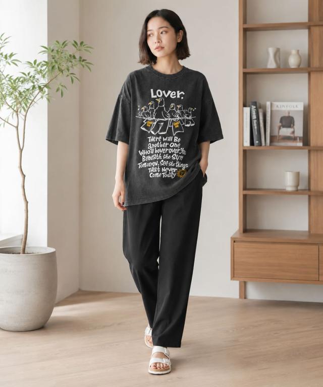 GOOD ON スリーバードショートスリーブTシャツ メンズ コーディネート・レイヤード例 2