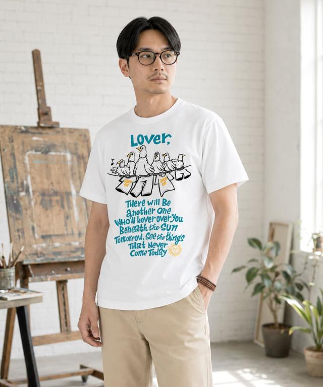 GOOD ON スリーバードショートスリーブTシャツ フロントプリント・グラフィックデザイン