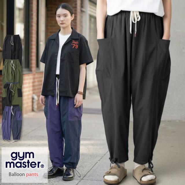 Gym Master g721762 マイクロリップバルーンパンツ メンズ レディース