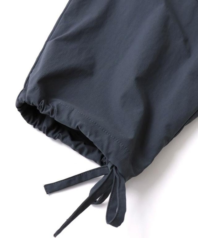 Gym Master g721762 マイクロリップバルーンパンツ ドローコード 裾ディテール