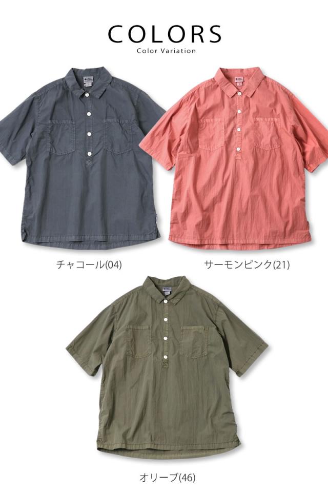 ジムマスター G733791 ピグメント コットンナイロン プルオーバーシャツ ユニセックス 半袖