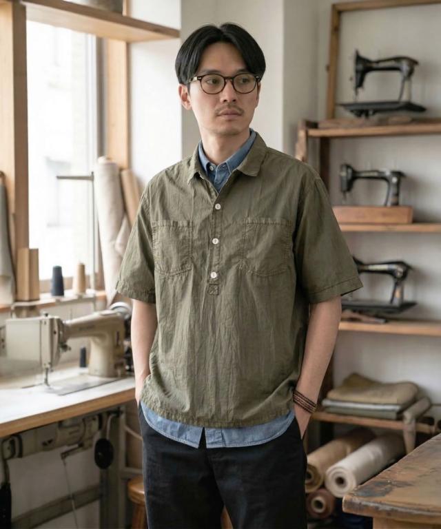 gym master G733791 プルオーバーシャツ フロントデザイン