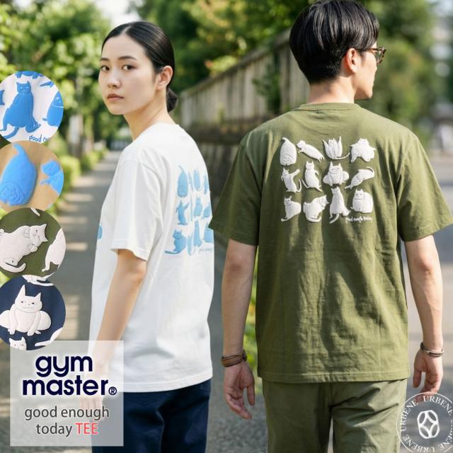 Gym Master G774773 グッドイナフトゥデイ 猫プリントTシャツ メンズ レディース