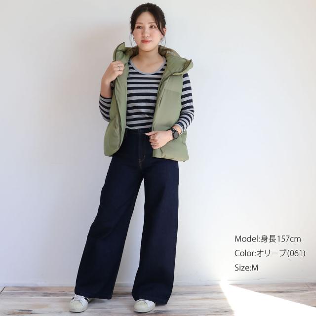 【未使用】Johnbull　ジョンブル　ロングダウンベスト　L 長く愛されるダウンベスト】定番 ジョンブル レディース