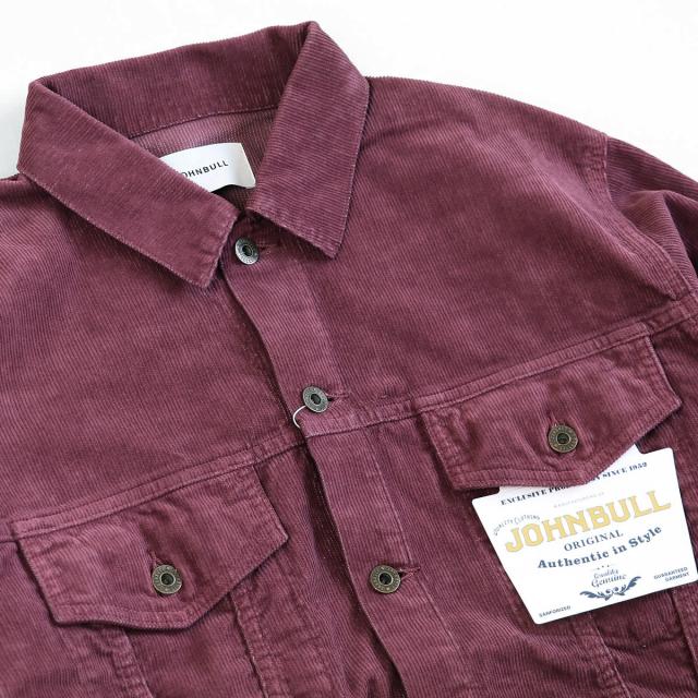 ジョンブル コーデュロイジャケット フロントボタン ディテール