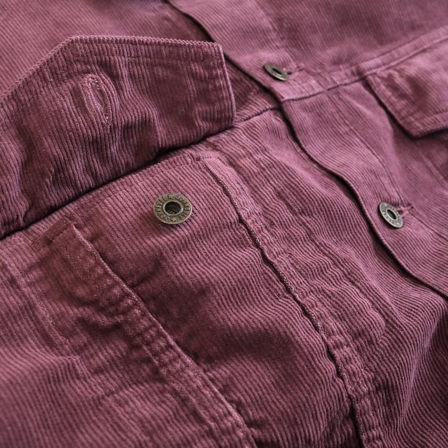 ジョンブル コーデュロイジャケット 胸ポケット ディテール画像