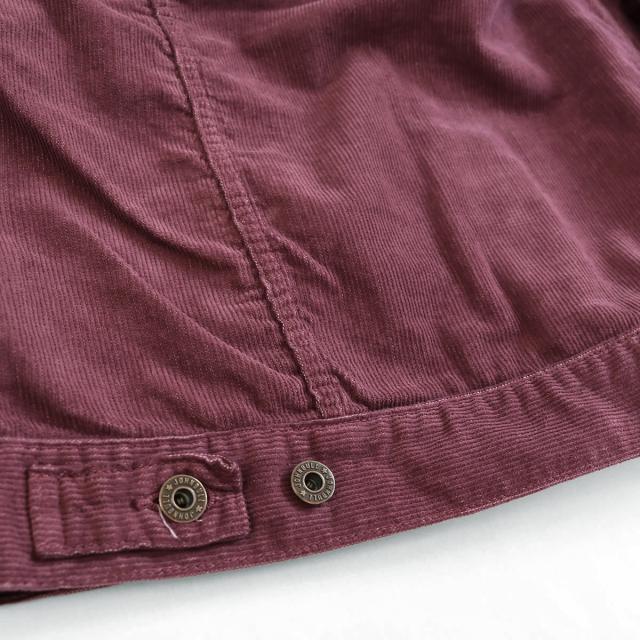 ジョンブル コーデュロイジャケット 裾アジャスター ディテール