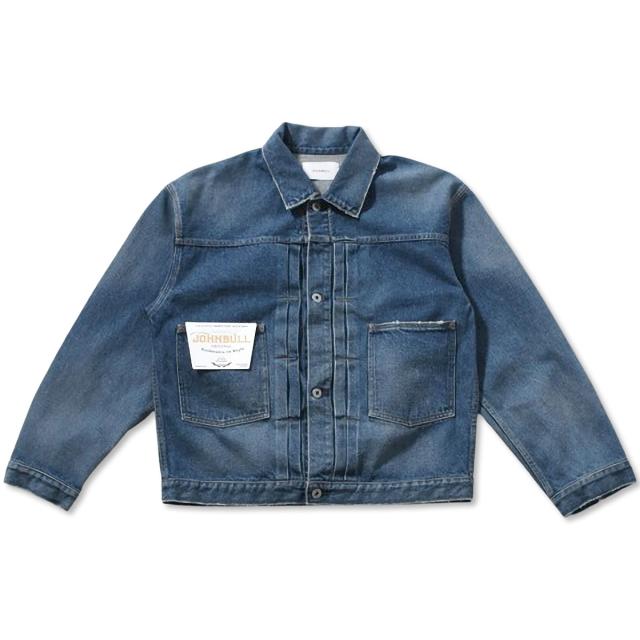 ジョンブル JM243L03 ノンストレッチデニム メンズ 90年代風 色落ちデザイン