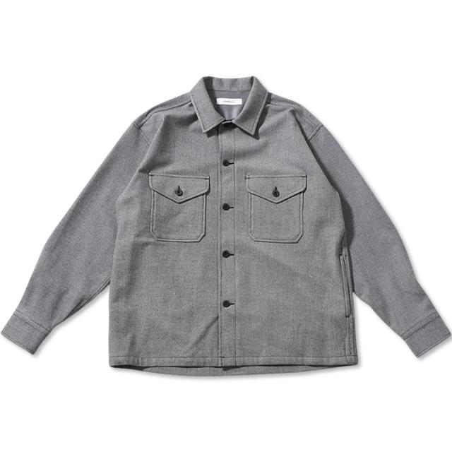 ジョンブル PressWarm CPOシャツ グレー 商品画像 フロント