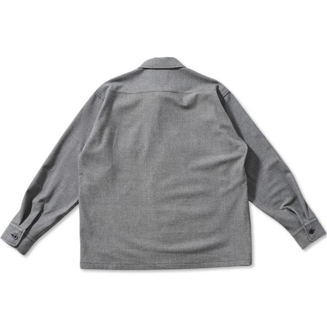 ジョンブル PressWarm CPOシャツ グレー 商品画像 バック