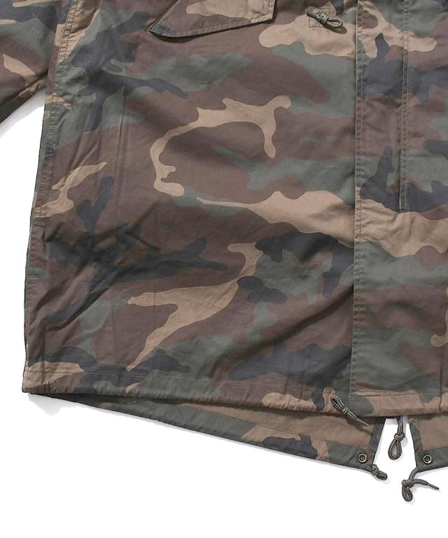 JOHNBULL ジョンブル M-65 ショートモッズコート 高密度ウェザークロス生地 表面質感アップ画像